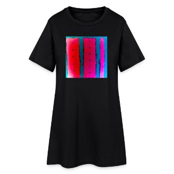 Coulis artistique - Robe T-shirt Femme - noir - Devant