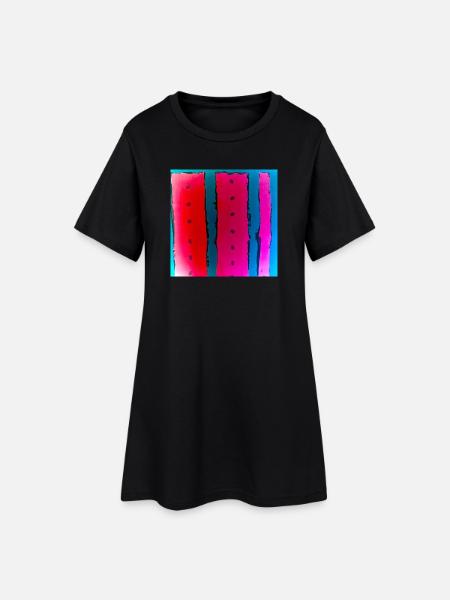 Coulis artistique - Robe T-shirt Femme - noir