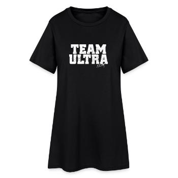 Team Ultra 100M Trail Run Ultramarathon Ultra Run - Robe T-shirt Femme - noir - Devant