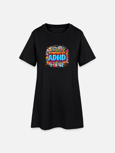 ADHD - Women’s T-Shirt Dress - black