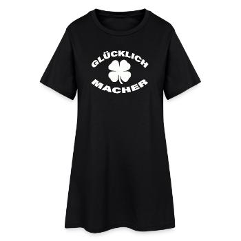 FAISEUR DE BONHEUR - Robe T-shirt Femme - noir - Devant