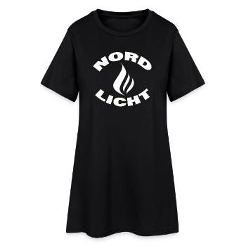 AURORE BORÉALE - Robe T-shirt Femme - noir - Devant