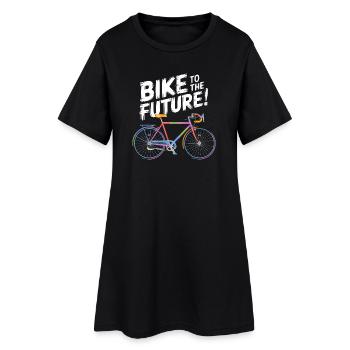 Futuristic Bicycle Design - Women’s T-Shirt Dress - black - Front