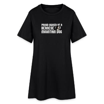 Bouvier bernois - Robe T-shirt Femme - noir - Devant