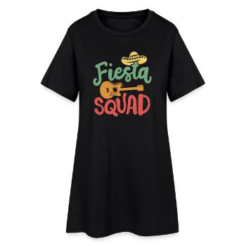 Cinco de Mayo Fiesta mexikanische Party - Frauen T-Shirt-Kleid - Schwarz - Vorne