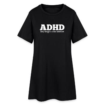 ADHD - Women’s T-Shirt Dress - black - Front