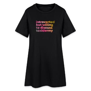 Taxidermie Taxidermie Taxidermie - Robe T-shirt Femme - noir - Devant