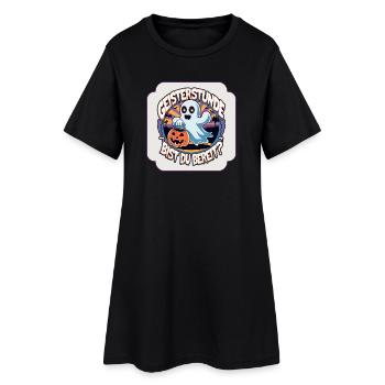 Halloween Ghost Witching Hour - Êtes-vous prêt ? - Robe T-shirt Femme - noir - Devant