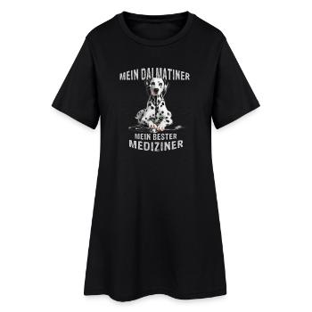 My Dalmatian is my medic - Women’s T-Shirt Dress - black - Front
