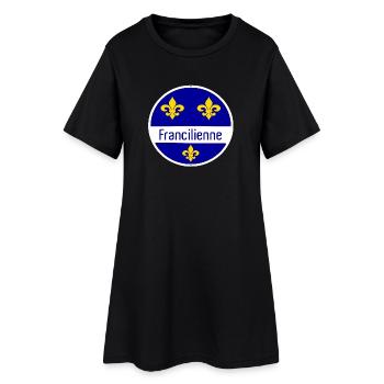 Ile-de-France - Women’s T-Shirt Dress - black - Front