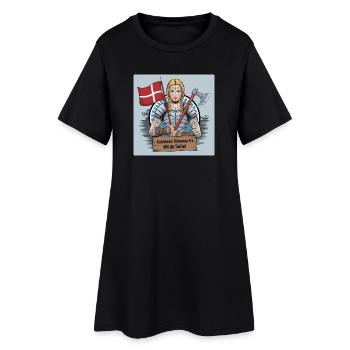 Schildmaiden - Découvrez le côté sauvage du Danemark - Robe T-shirt Femme - noir - Devant