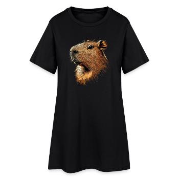 Capybara Be Capy Capybara Drôle Capybara - Robe T-shirt Femme - noir - Devant