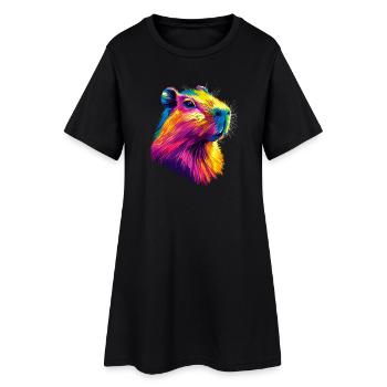 Capybara Be Capy Capybara Drôle Capybara - Robe T-shirt Femme - noir - Devant