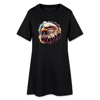 Aigle - Robe T-shirt Femme - noir - Devant