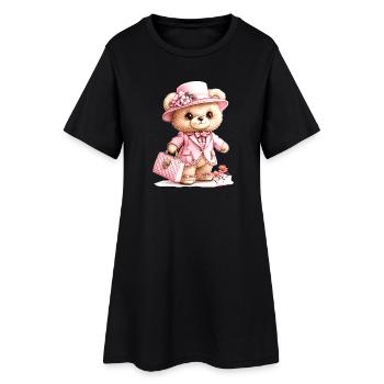Les ours sont en liberté ! - Robe T-shirt Femme - noir - Devant