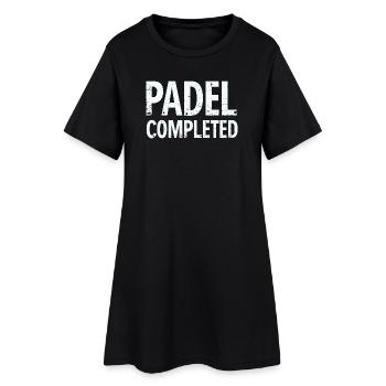 Chemise de padel Padel Complete Hoodie Design - Robe T-shirt Femme - noir - Devant
