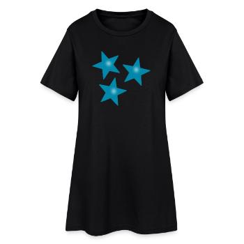 WEIHNACHTEN. FROHE WEIHNACHTEN. FROHE WEIHNACHTEN. NEUJAHRSTAG - Frauen T-Shirt-Kleid - Schwarz - Vorne