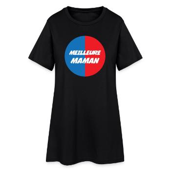 Meilleure Maman - Fête des Mères - Robe T-shirt Femme - noir - Devant