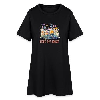 Mama des Jahres! - Frauen T-Shirt-Kleid - Schwarz - Vorne