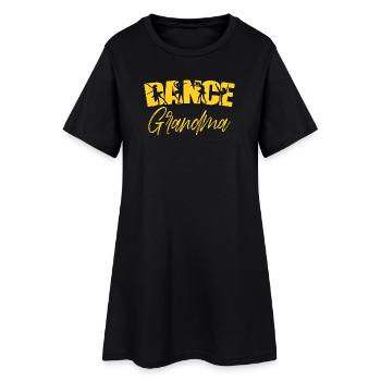 Danse Mamie Une danseuse Grand-mère Danseuse Mamie - Robe T-shirt Femme - noir - Devant
