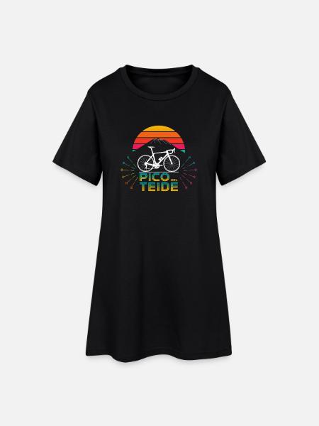 Pico del Teide Cycling Adventure - Women’s T-Shirt Dress - black