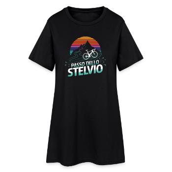Col du Stelvio, Italie - Robe T-shirt Femme - noir - Devant