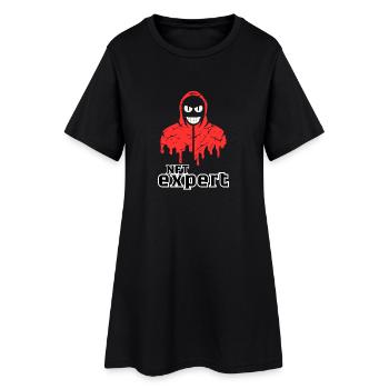 NFT - Expert en actifs numériques - Robe T-shirt Femme - noir - Devant