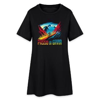 Col de Gavia - Ascension légendaire - Italie - Robe T-shirt Femme - noir - Devant