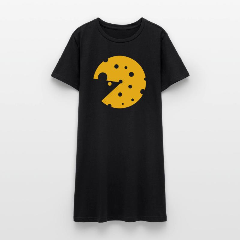 Käse oder eine Maus in dieser lustigen optischen Täuschung Frauen T-Shirt-Kleid