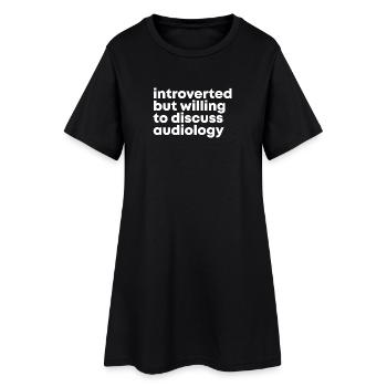 Audiologie Audiologie Audiologie - Robe T-shirt Femme - noir - Devant