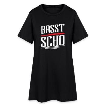 Fagott Basst Scho für Musikliebhaber - Frauen T-Shirt-Kleid - Schwarz - Vorne