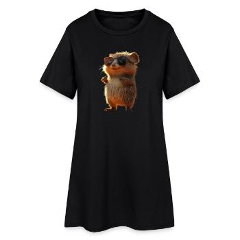 Quokka Be Quokka Heureux Australie Sourire Quokkas - Robe T-shirt Femme - noir - Devant