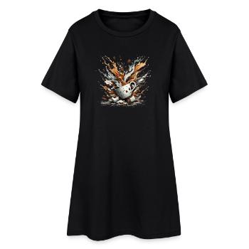 Exploded Coffee - 100 % caféine - Robe T-shirt Femme - noir - Devant