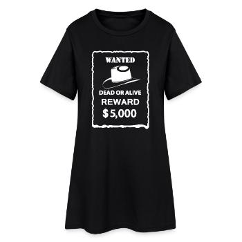 RECHERCHÉ - Robe T-shirt Femme - noir - Devant