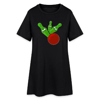 Skittles - Robe T-shirt Femme - noir - Devant