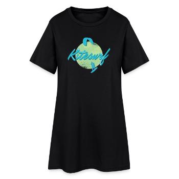 KITESURF2025 - Women’s T-Shirt Dress - black - Front