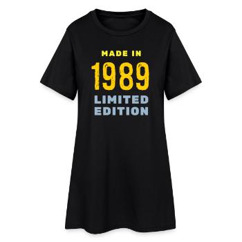 1989 - Robe T-shirt Femme - noir - Devant