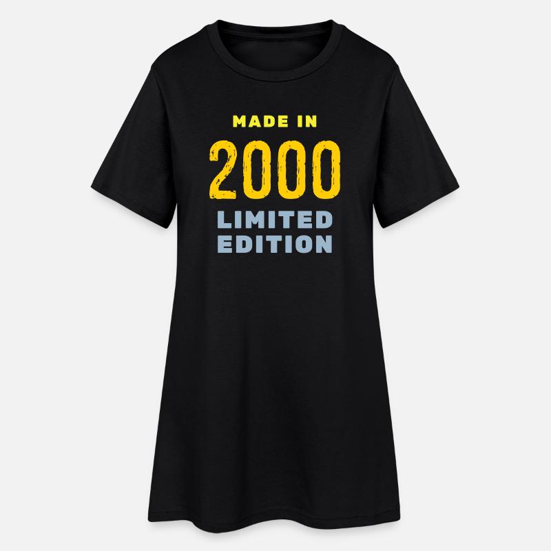 2000 - Robe T-shirt Femme - noir