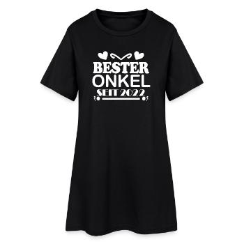 Bester Onkel seit 2022 - Frauen T-Shirt-Kleid - Schwarz - Vorne