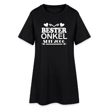 Bester Onkel seit 2006 - Frauen T-Shirt-Kleid - Schwarz - Vorne