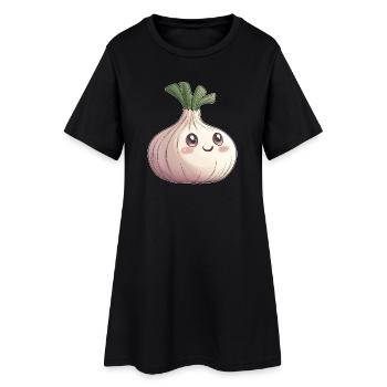 Garlic - Women’s T-Shirt Dress - black - Front