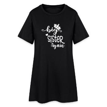 Grande soeur cadeau Grande Soeur Encore - Robe T-shirt Femme - noir - Devant