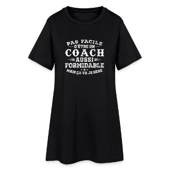Cadeau Formidable pour Coach Formidable - Robe T-shirt Femme - noir - Devant