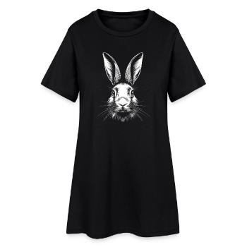 Lapin Lapin Lover Lièvre Lapin Mignons Lapins - Robe T-shirt Femme - noir - Devant