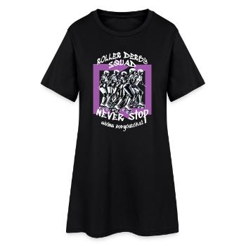 Équipe de roller derby - Robe T-shirt Femme - noir - Devant