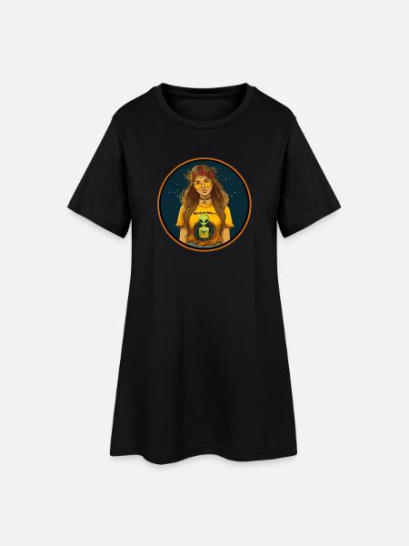 alien industries space cadet - Women’s T-Shirt Dress - black