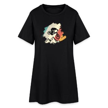 Cyclisme Vivid Mountain Jump - Robe T-shirt Femme - noir - Devant