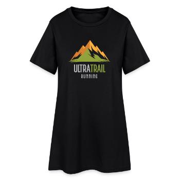 Ultra Trail Running - Robe T-shirt Femme - noir - Devant