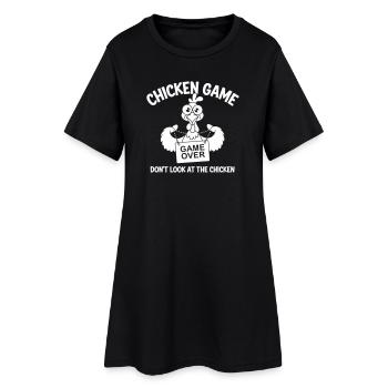 Fin du jeu de poulet - Robe T-shirt Femme - noir - Devant