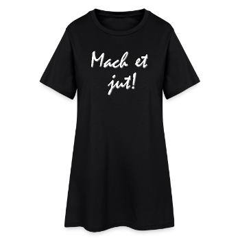 mach et jut, Ruhrpott Dialekt Ruhrgebiet lustig - Frauen T-Shirt-Kleid - Schwarz - Vorne